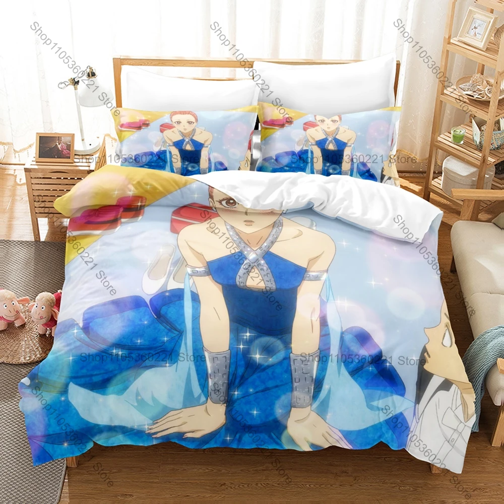 Ballroom e Youkoso Tatara Fujita Chinatsu Hiyama Elegant Competitive Dancing Sports Anime Bedding Set Duvet Cover 2 Pillowcases