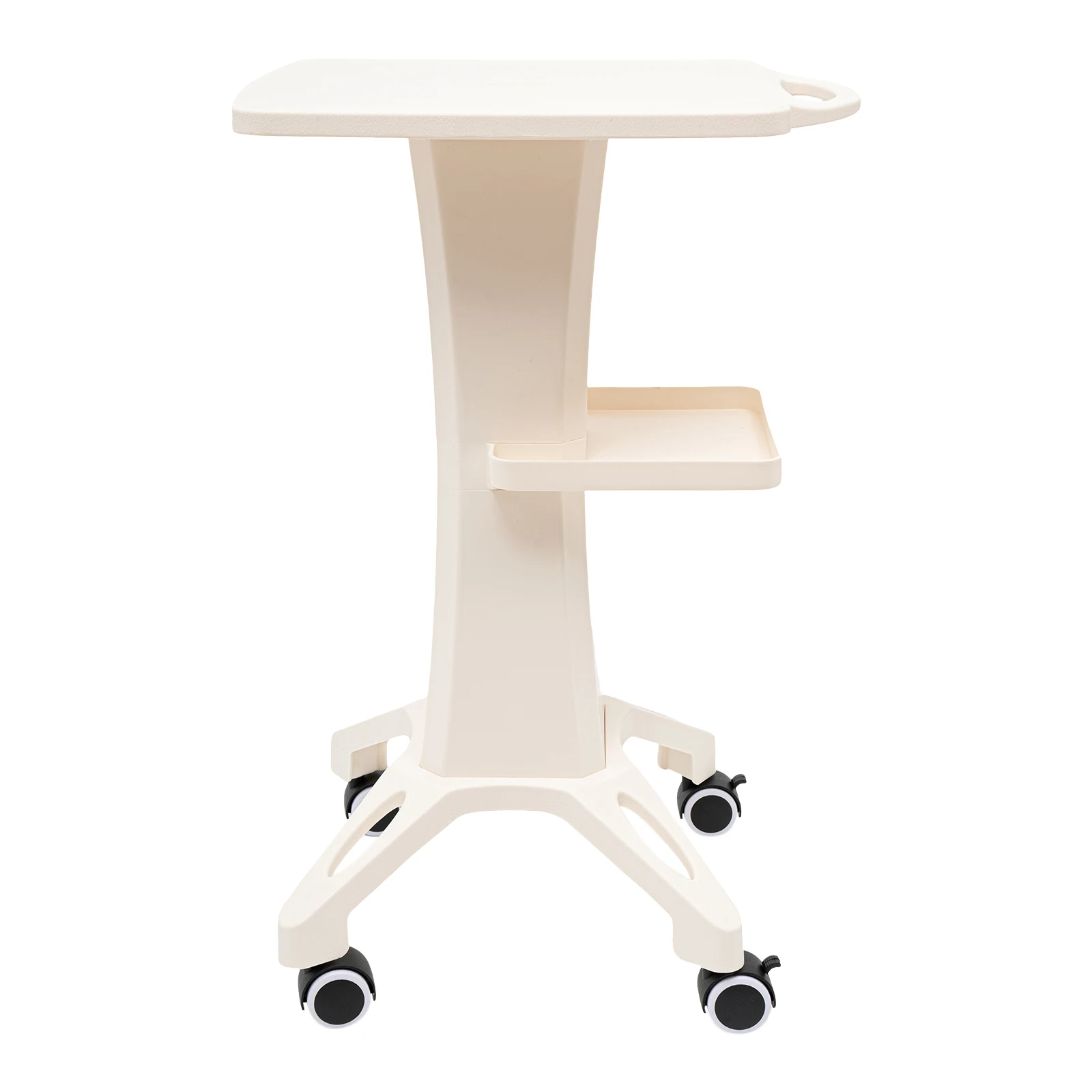 Salon Trolley White ABS Beauty Salon Rolling Cart for Beauty Salons Beauty Centers