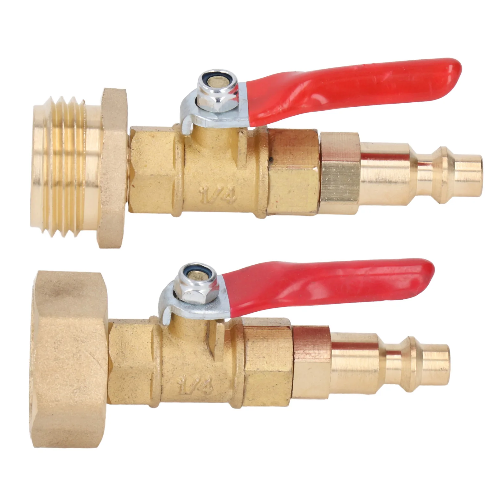 Winterize Blowout Fitting Winterizing Quick Adapter 1/4in Male Quick Connector Antiaging 3/4in Male GHT Thread for RV Yachts