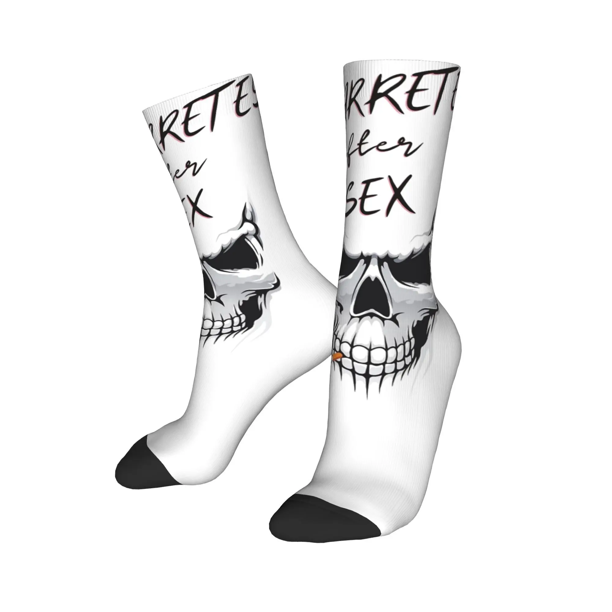 

Сигареты после секса, дизайнерские носки для экипажа, аксессуары для праздничной одежды, уютные носки в стиле поп-музыка, альбом