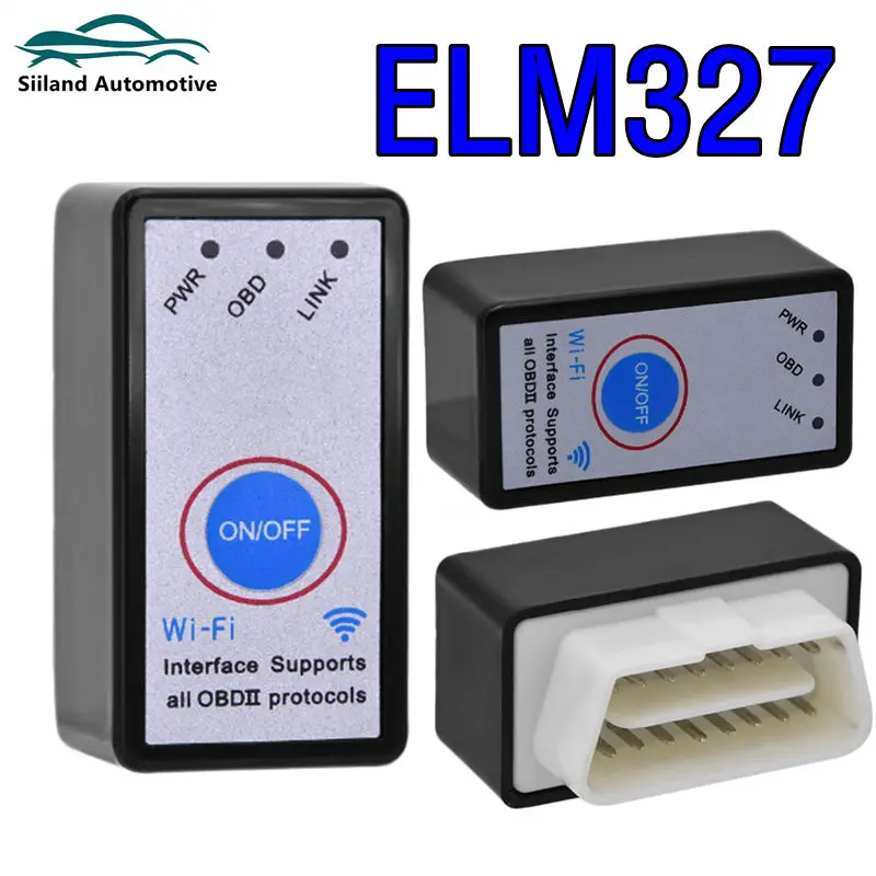 

Super MINI ELM327 с выключателем питания PIC18F25K80 чип ARM чип выключатель питания ELM327 OBD2 WIFI сканер считыватель кодов