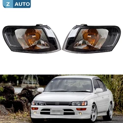 Turn signal Car Front Corner Lamp Lights Lens Black Signal Lamp No Wire Harness For Toyota Corolla AE100 E100 AE101 1993-1997