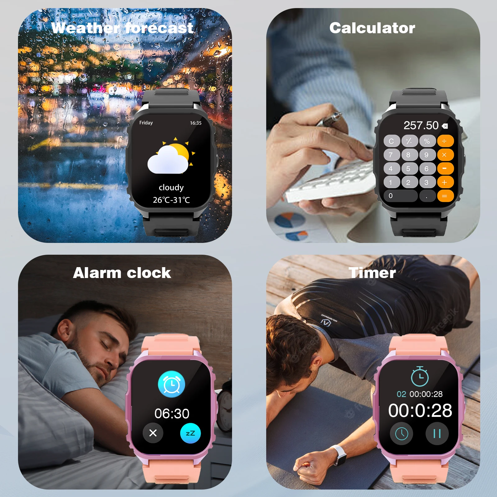 2025 Smart Watch, risposta, creazione, chiamate, preservazione dei messaggi, modalità sportive, fai da te, quadrante, previsioni meteo, compatibile con Android e iOS