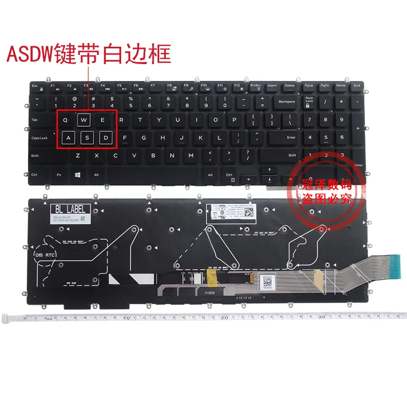 

New US Backlit for DELL Alienware M17 ALW17M M15 ALW15M R1 P79F P79F001 laptop keyboard