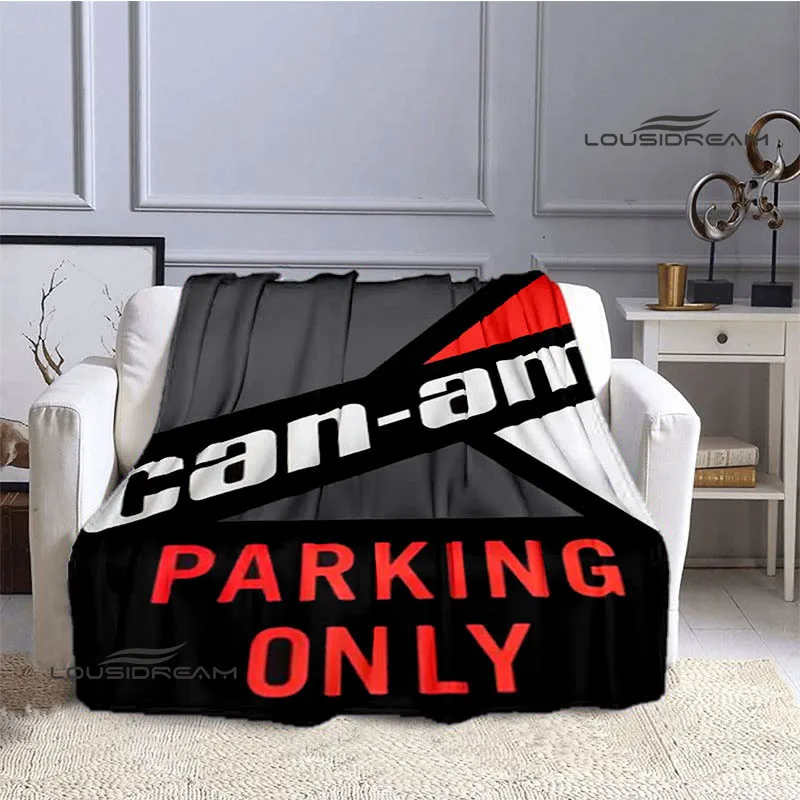 

Can-AM motorcycle logo print blanket Flange Warm blanket Soft and comfortable blanket blankets for beds birthday gift