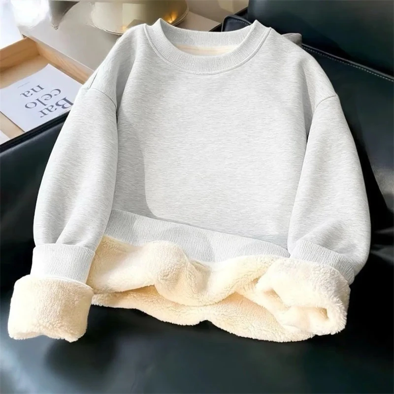 

2025 New Cashmere Sweater Long Sleeve Round Neck Loose Women's Pullover Sweater Thick Warm Autumn Winter Casual Knitwear Female