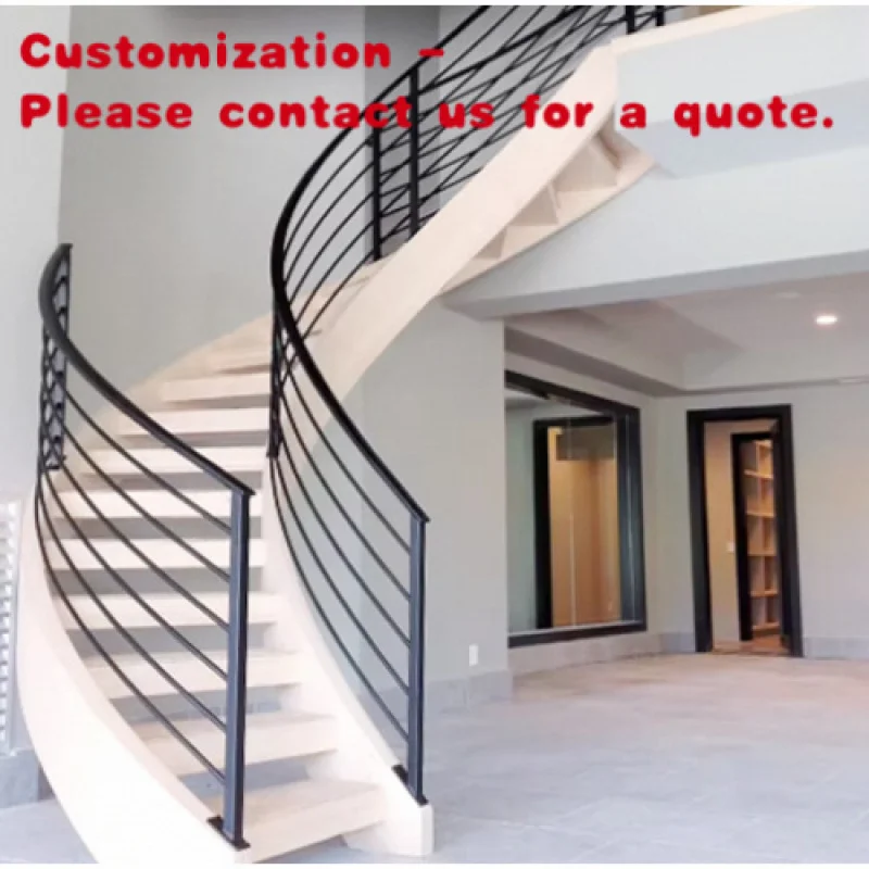 

custom.New Model Staircase Handrail - Simple and Elegant, Easy to Assemble, Black Color