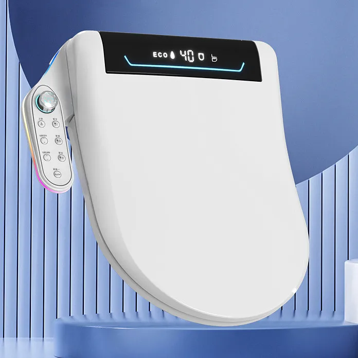 New Self Cleaning Intelligent Toilet Cover Automatic Flip WC Bidet Toilet Lid Heating Smart Toilet Seat Cover