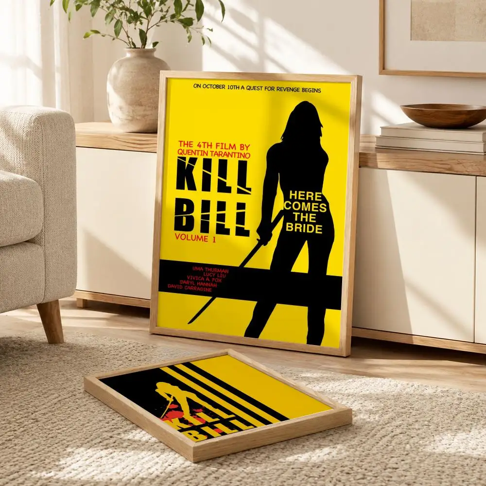 K-Kill B-Bill V-Volume Classic Action Movies Poster Modern PP Paper Wall Decorative for Cafe Office Bar Home Wall Decor Gift
