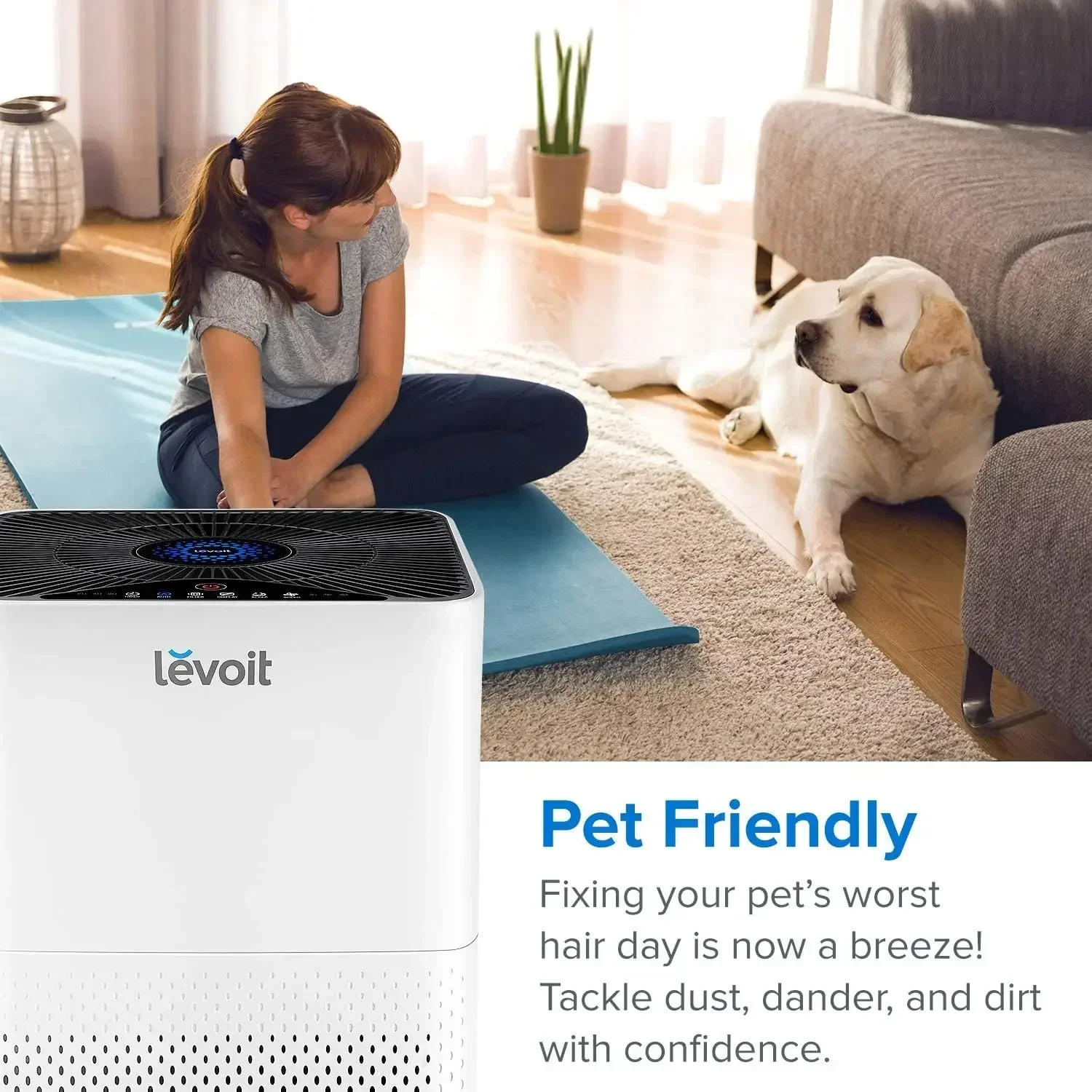 

LEVOIT Air Purifiers for Home Large Room with 3-in-1 Filter, Cleaner for Allergies and Pets, Smokers, Mold, Pollen, Dust