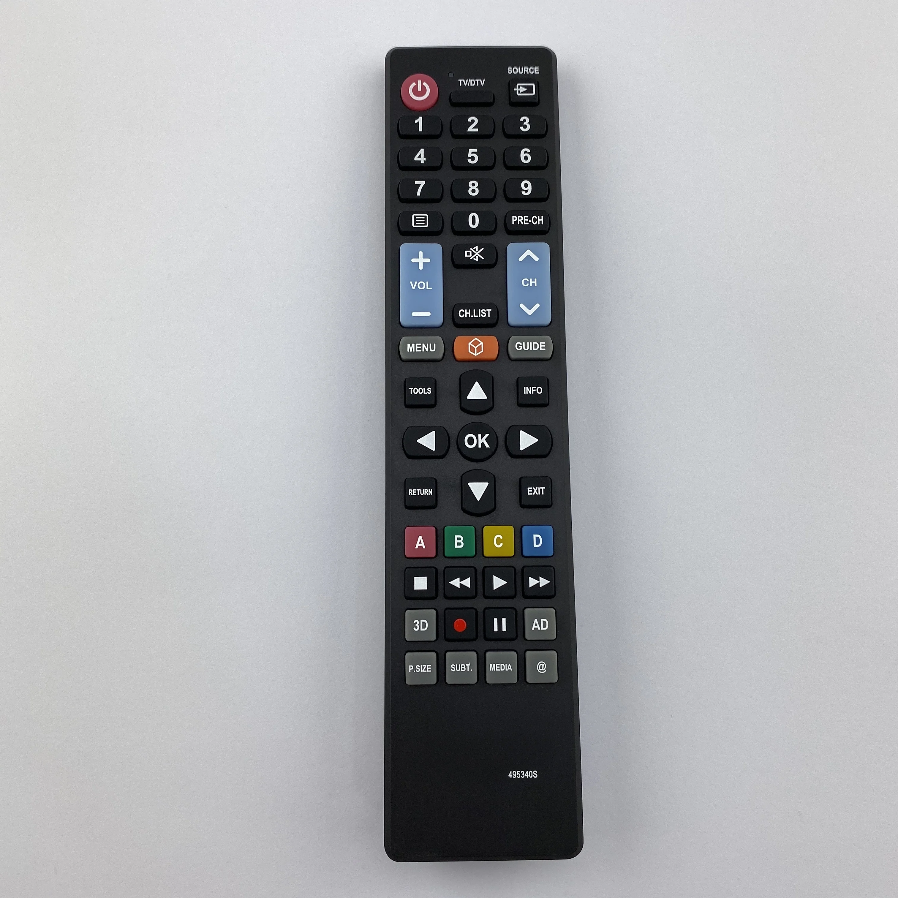 New 495340S Infrared Remote Control for METRONIC Televisions Suitable for Various Models