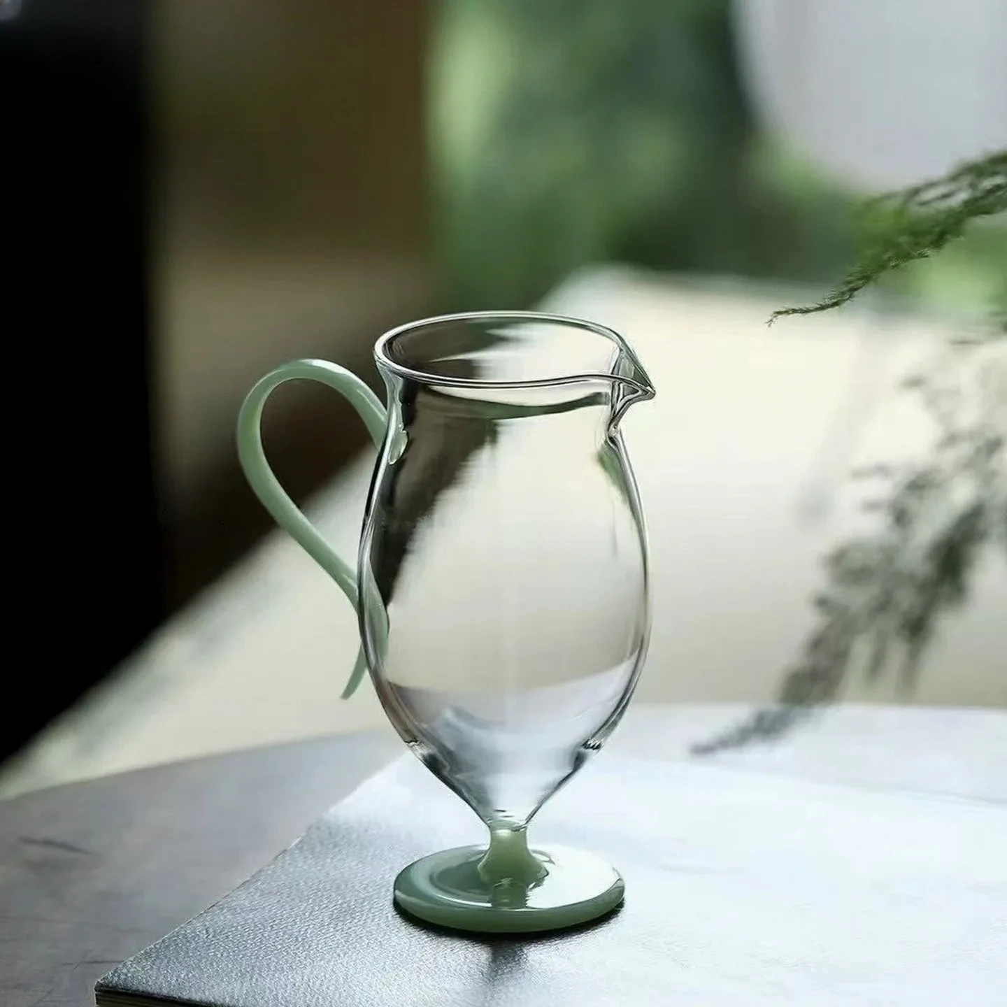 

255ml Glass Side Handle Tea Pitcher Divide Cha Hai Dispenser Justice Cup Kung Fu Fair Mug For Tea Decoration Supplies