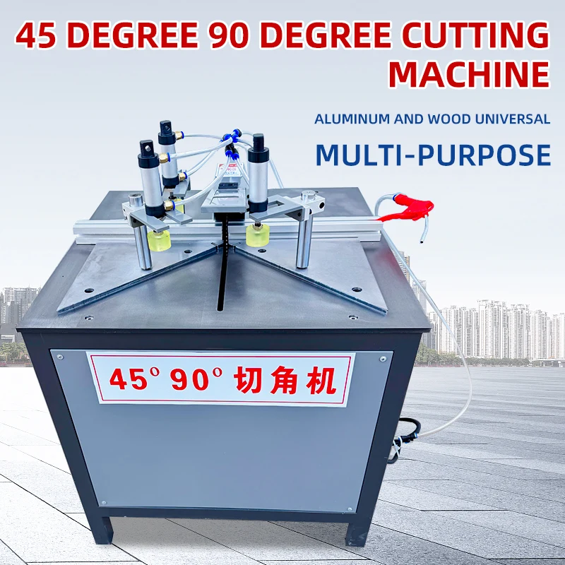 كفاءة 2025 شبه التلقائي 12 بوصة 14 بوصة عالية الدقة الهوائية الزاوية قطع هاينز المحرك الأساسي للألمنيوم الحديد Woo