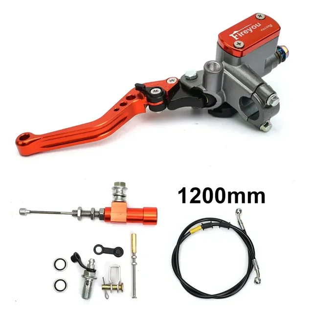 22mm motocykl CNC zestaw sprzęgła hydraulicznego dźwignia głównego cylindra Knitting wąż olejowy do wyścigów Yamaha Kawasaki Honda Suzuki Motos
