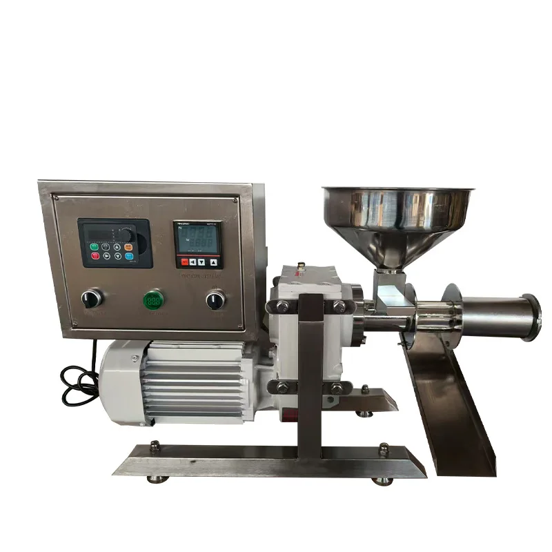 

59 model oil press Automatic sesame peanut rapeseed pressure resistant stainless steel double barrel energy-saving