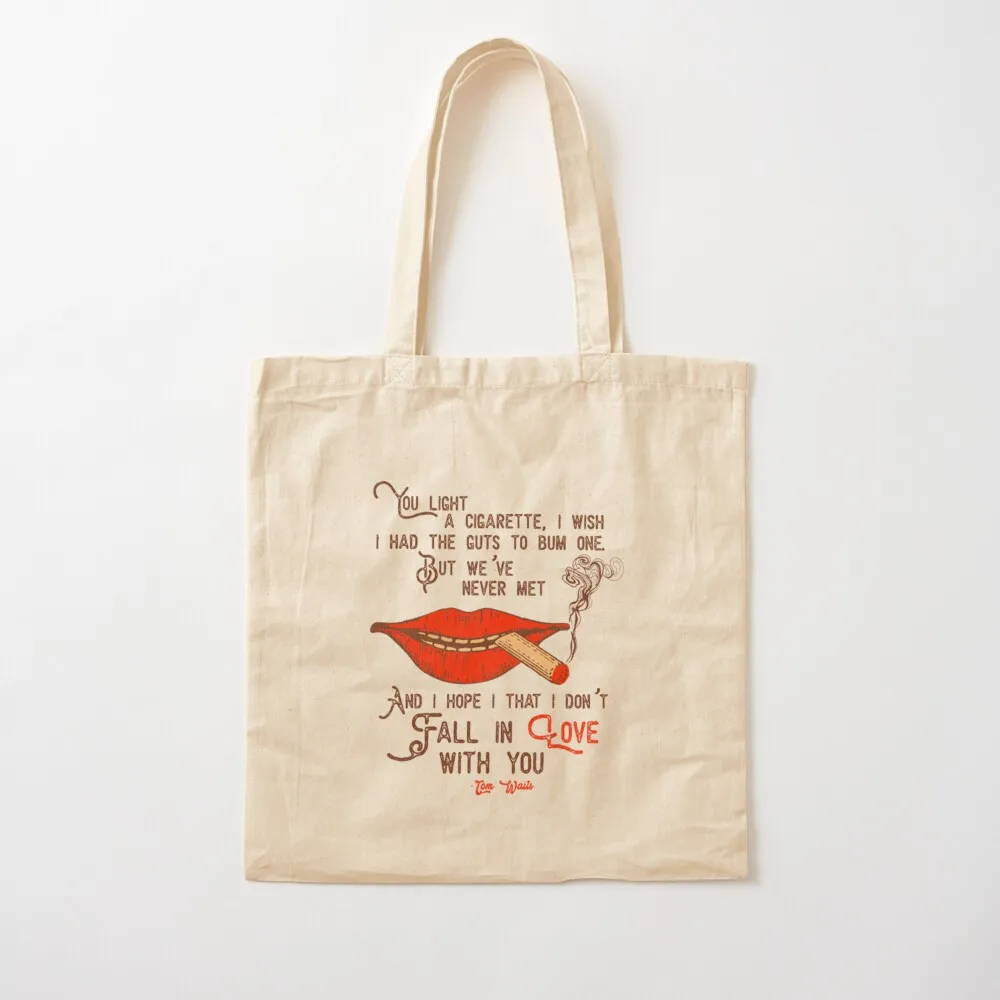 Tom Waits Tote Bag free delivery bags university shopper bag personalized tote Eco bag