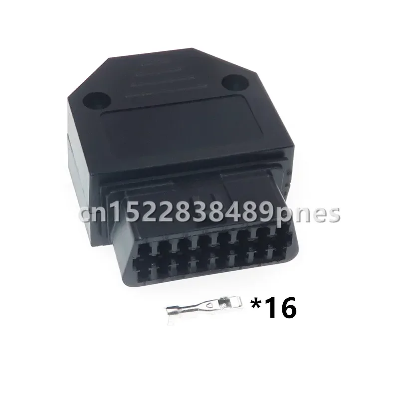 GM OBD2 16 Pole Plug Diagnostic OBD II Wiring Harness Socket J1962f With Full Pins Terminal