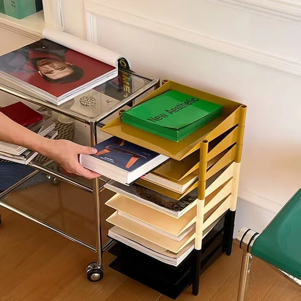 

Настольный стеллаж для хранения электронных документов, профессиональных журналов, хранения косметических аксессуаров, полка для писем, поднос, органайзер для файлов для работы