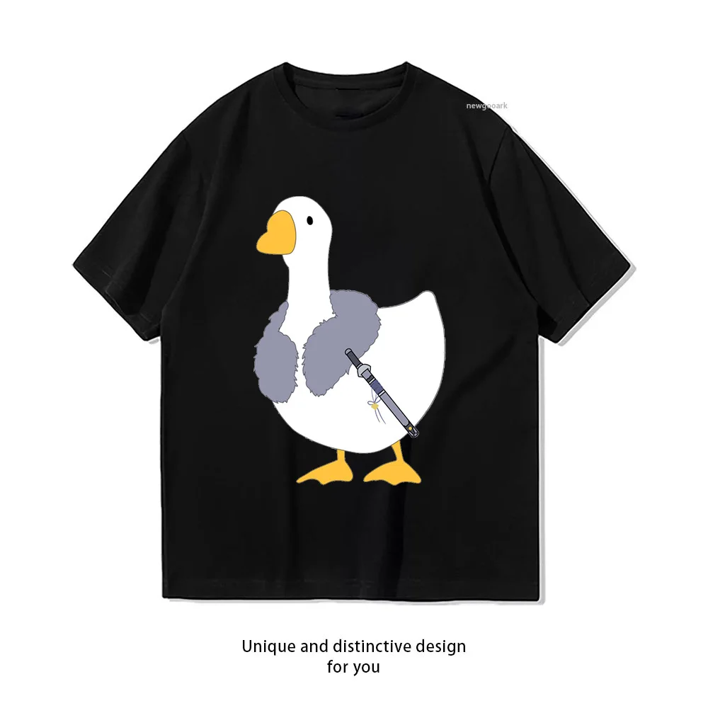 Where Winds Meet  Well of Heaven Goose Shirt Woman Man Summer Casual Fashion Graphic T Shirts O-neck Adult tops tee