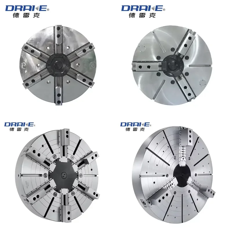 2026 CE 6 Jaw Lathe Chuck for Vertical Lathe Machine 12/15/18/21/24/32/40/50/63 Inch Various Types Power Chuck for