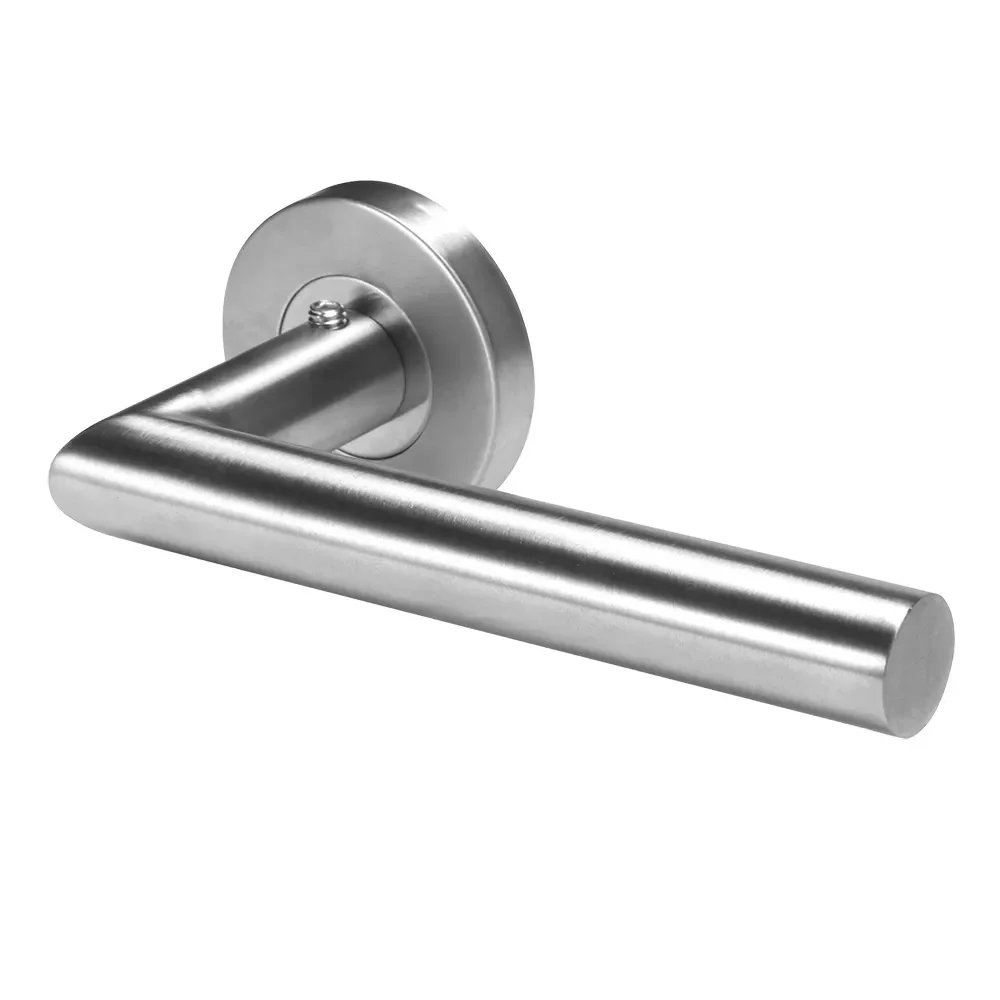 Door Handle Set Stainless Steel Lock Interior Home Door Handle Lock Durable Adjustable Latch Security