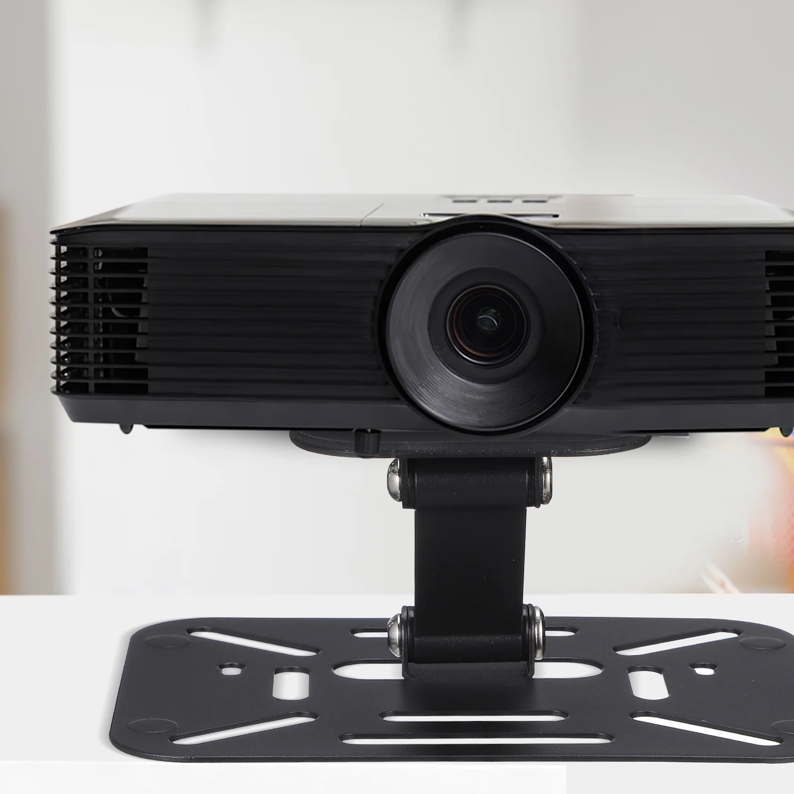 

Projector Stand: Foldable Lightweight Desktop Holder For Mini Projectors Multi-Angle Adjustable Tripod Mount For