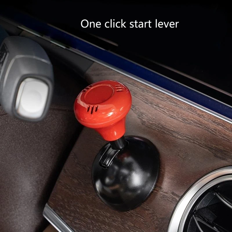 Quick Start Car Button Cover with Aromatic Feature, Elegant Joystick Decoration Suitable for Improved Driving Experience