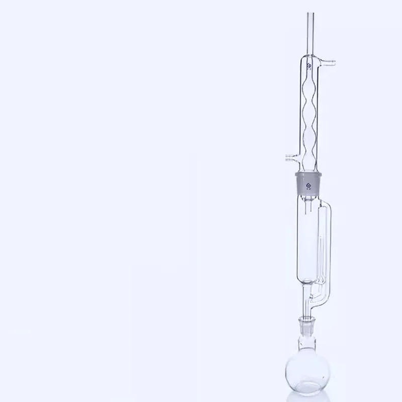 Экстрактор Soxhlet 1000 мл, стеклянный экстрактор сферического жира, полный набор лабораторного экстрактора, улучшенный экстрактор