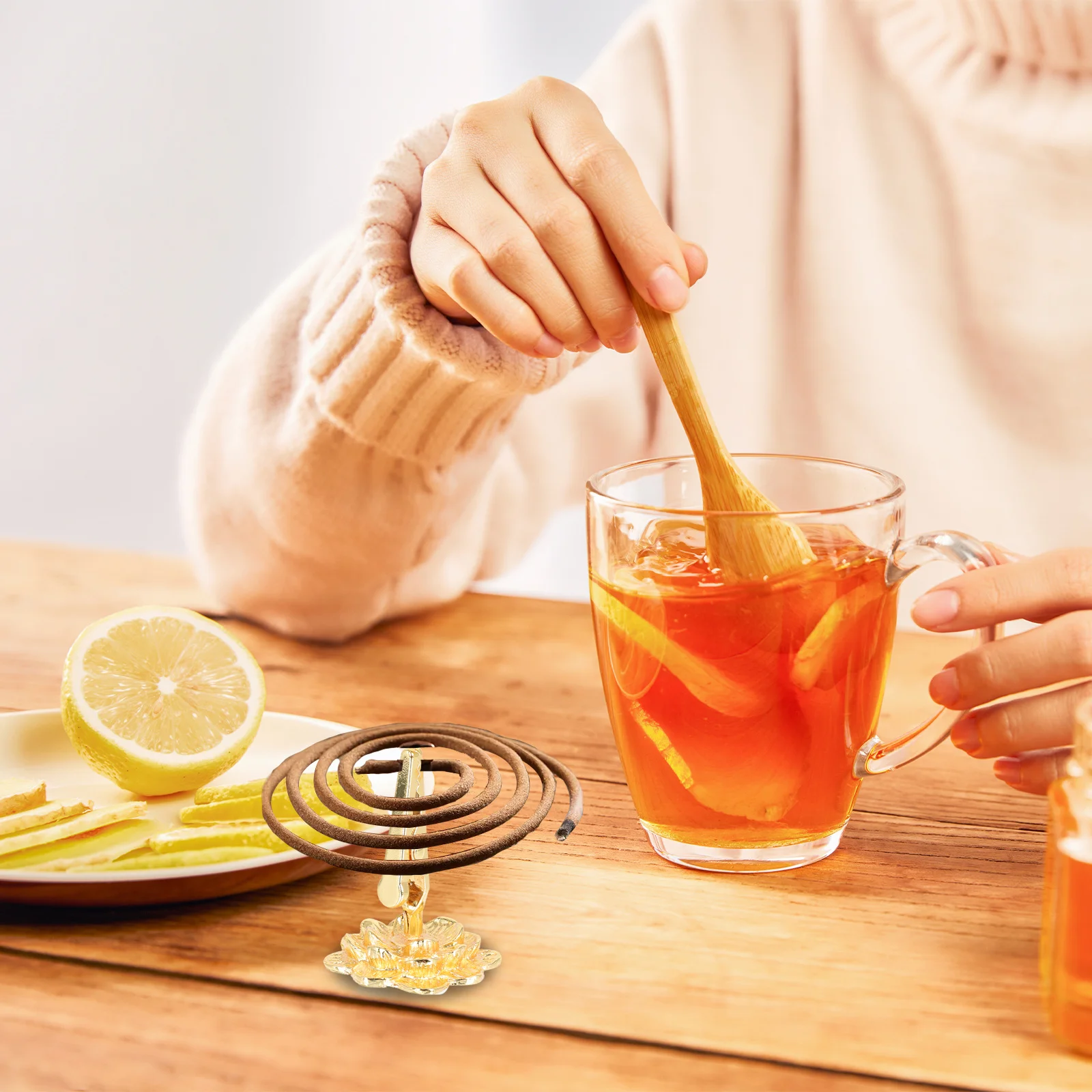 2 قطعة مقاطع البخور المطلية بالذهب بوذا تصميم سطح أملس للعلاج رائحة دراسة ديكور غرفة نوم حامل البخور الرف مع قاعدة