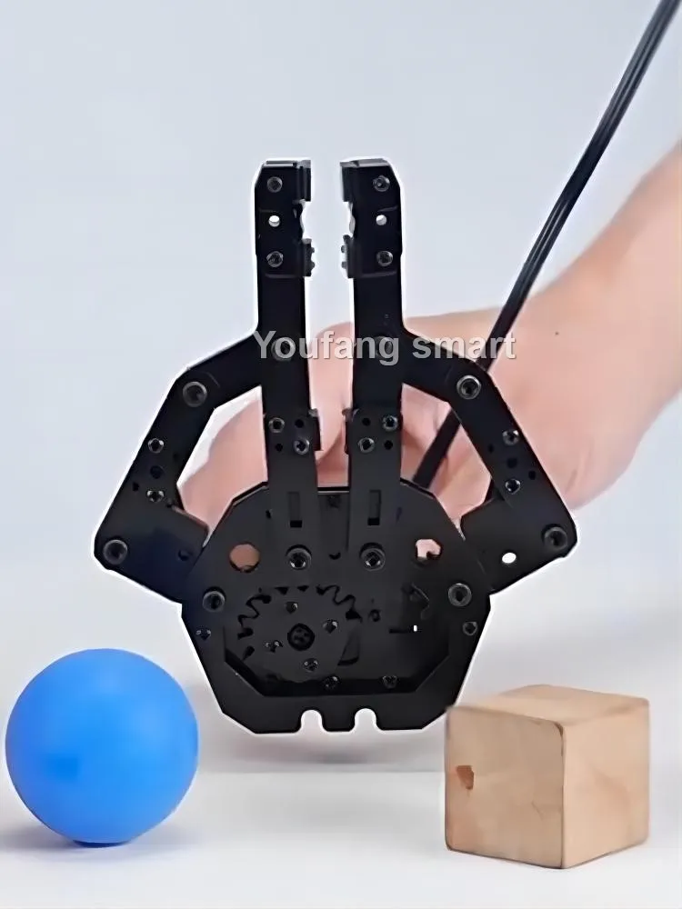 1Kg Load Adaptive Manipulator Claw 82mm Opening Flexible Servo Gripper FOR Manipulator Robot Arm DIY Kit Drone Servo Accessories