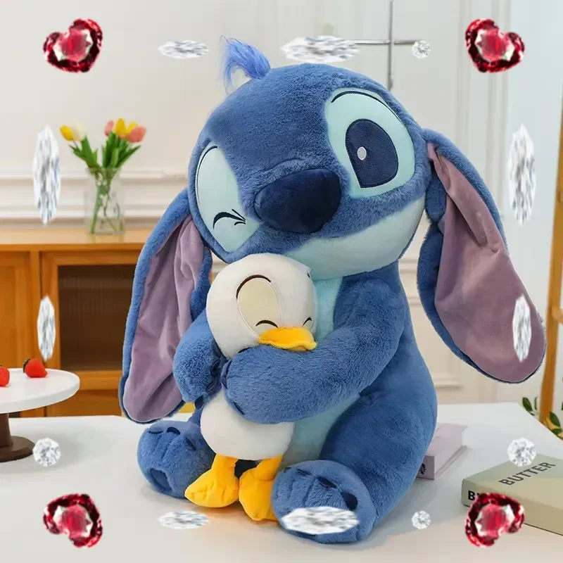 

Disney Stitch 30cm Couple Plush Set With Duck And Heart Cute Matching Dolls Valentines Gift For Couples Girlfriends Boyfriends