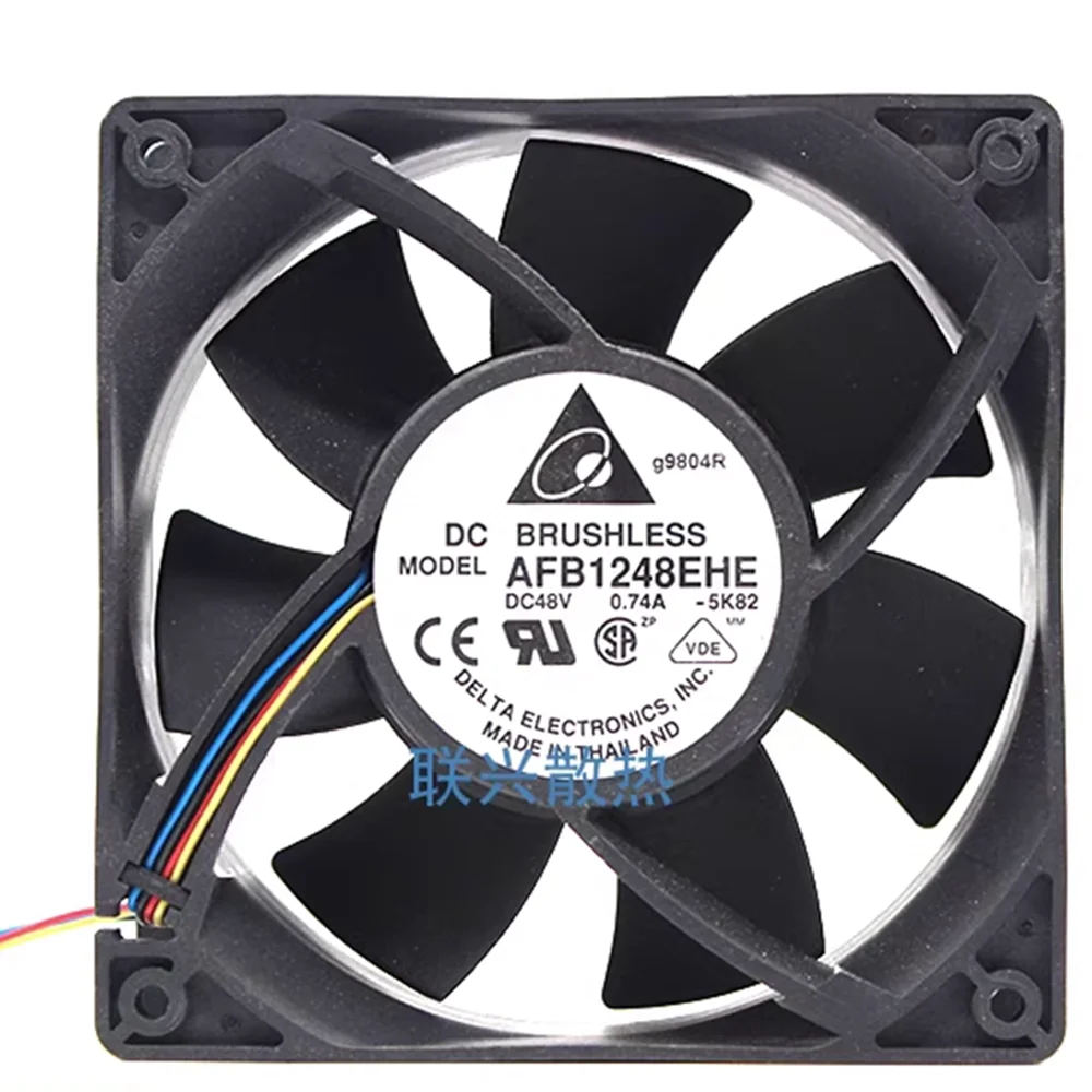 

for Delta AFB1248EHE 12038 48V 0.74A 120mm PWM cooling fan speed control of wind capacity 120*120*38mm