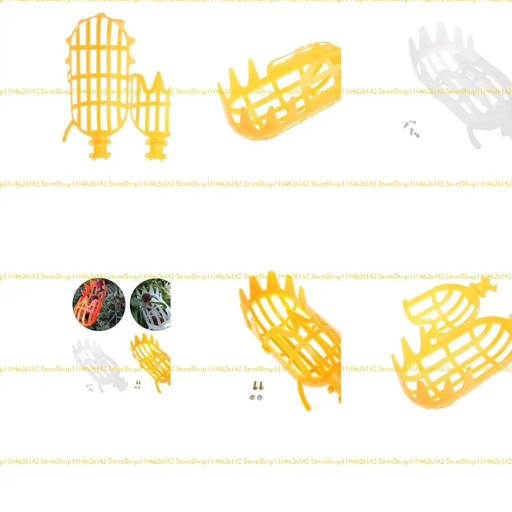

Q2Q4 1Pcs Plastic Fruit Picker Without Pole Fruit Collector Gardening Picking Tool