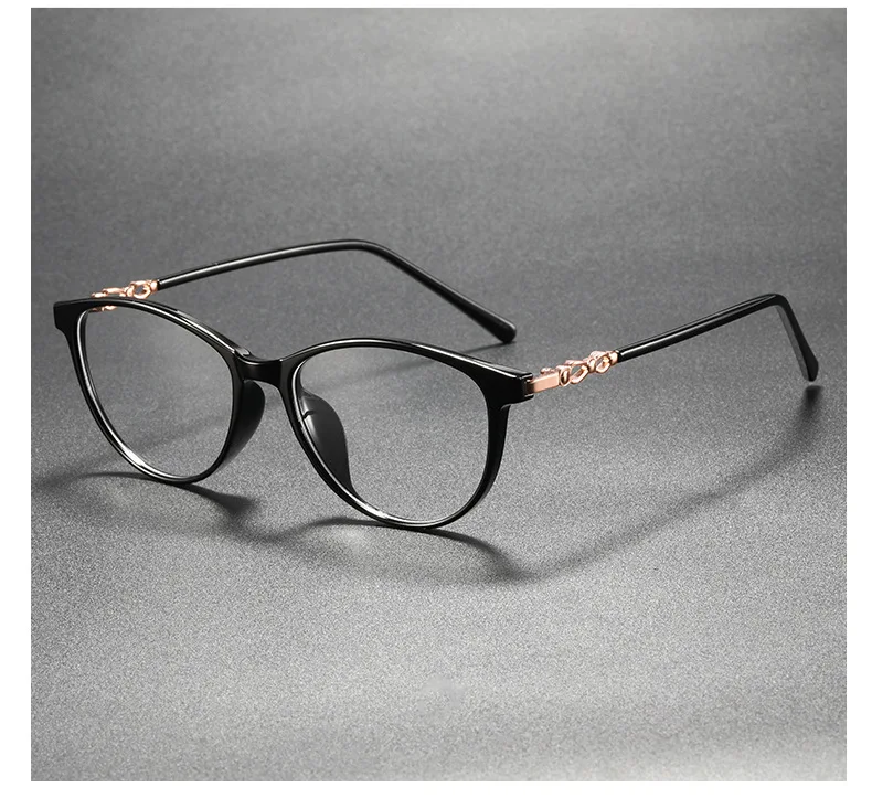 Neue Modische Markendesign Retro Katzenaugen-Rahmen Kurzsichtigkeits-Brille mit Sehstärke Photochromatisch Anti-Blaulicht Damen Astigmatismus-Brillen – Detail 11