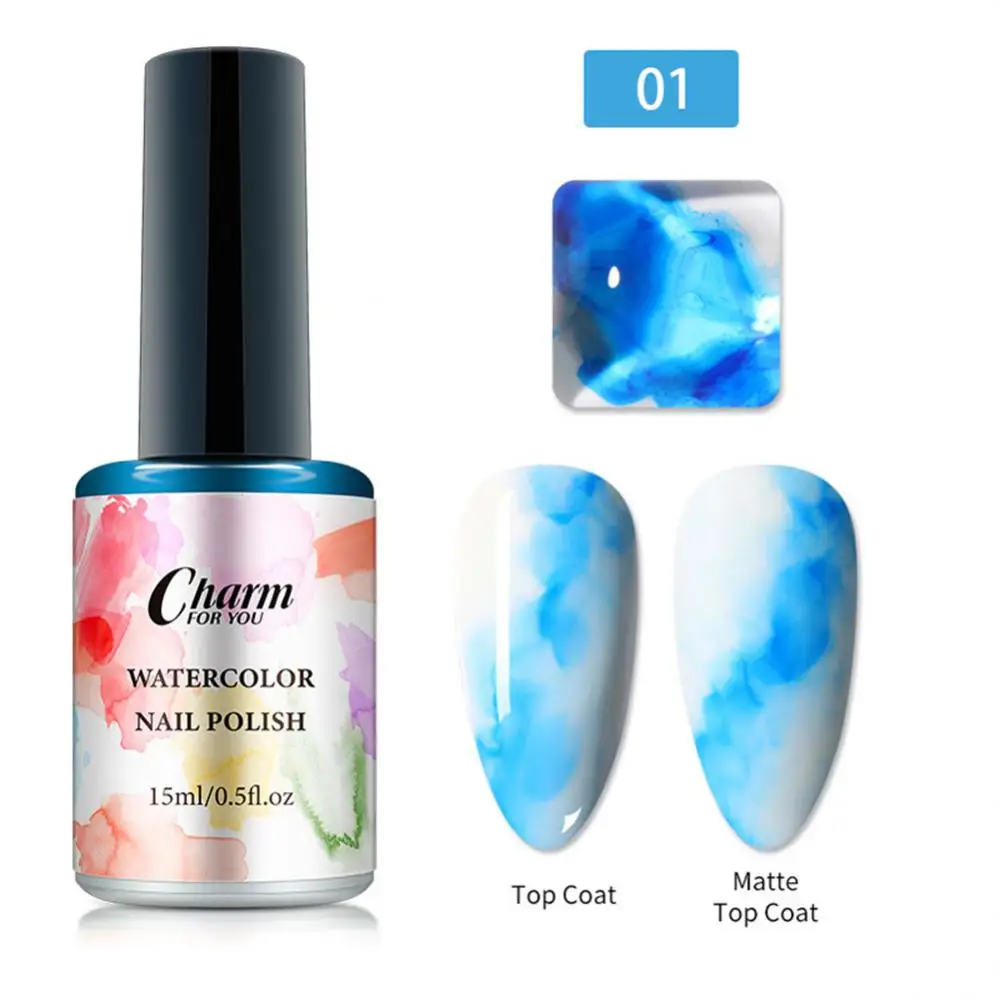 Bubble Nail Watercolor Ink Professional Nail Art Beautiful Nail Gel Polish High-quality Easy To Apply Highly Sought-after