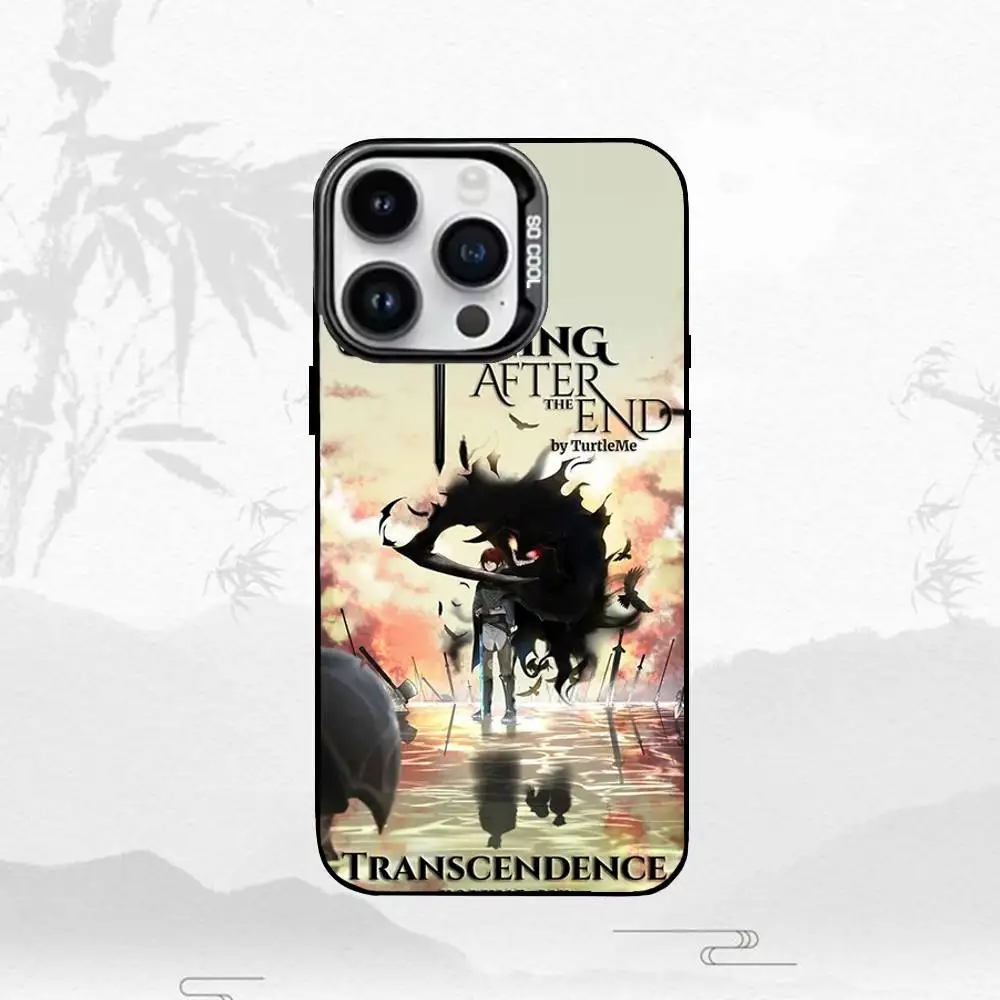 حافظة هاتف T-The B-Beginning After The End لهاتف iPhone17,16,15,14,13,12,11 Plus، Pro Max غطاء مقاوم للصدمات باللون الأسود غير اللامع