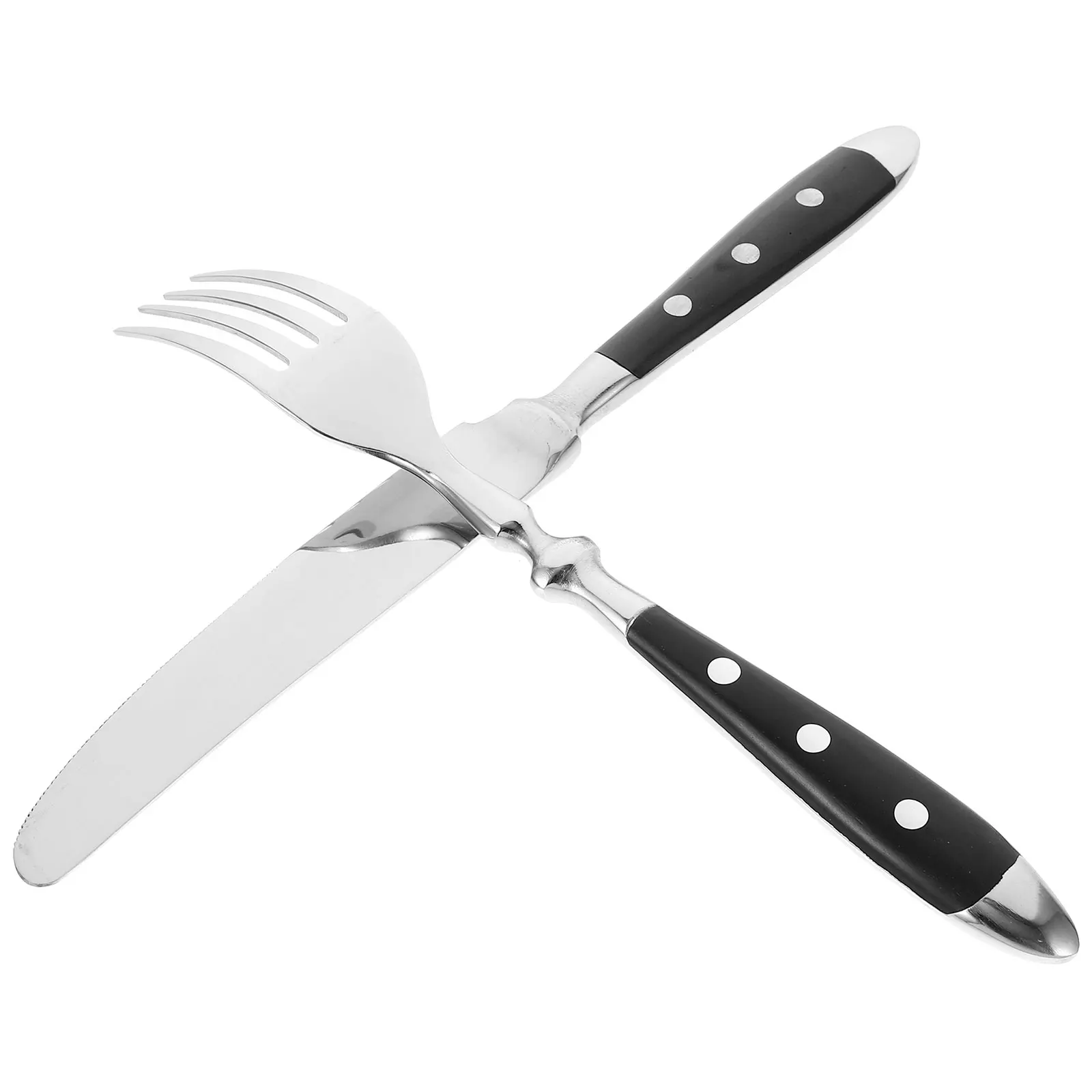 

1 set 1 Set Stainless Steel Steak Cutlery Set Ergonomic Multi-Function Butter Spreader Wear-Resistant Portable Home Restaurant