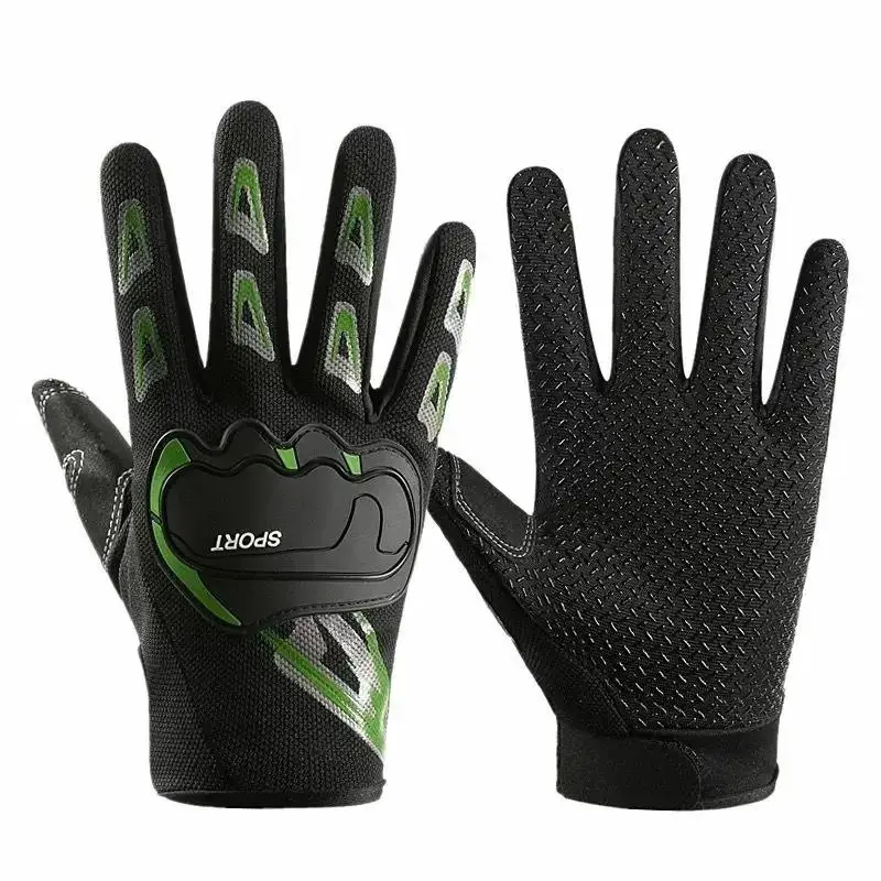 

New 1Pair Breathable Moto Gloves Motorcycle Gloves Summer Mesh Men Women Touch Screen Motocross Gloves