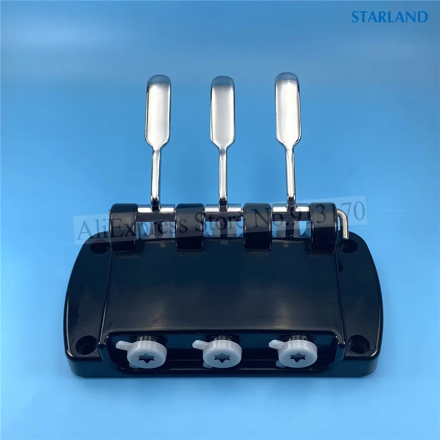 Full Replacements Front Panel Spare Parts For MQL Soft Ice Cream Machines Fittings + 3 Handles + 3 Valve Rods Accessories