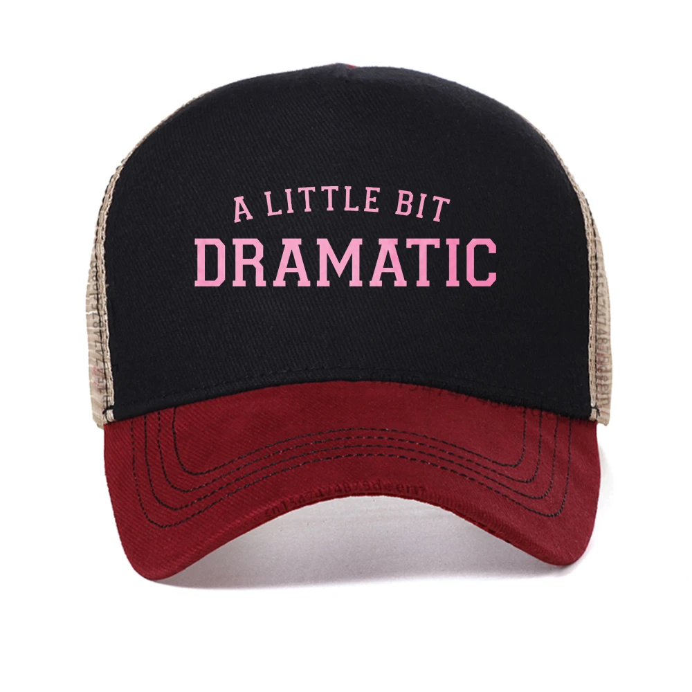

A Little Bit Dramatic Regina George Creative Women's baseball cap Summer mesh adjustable trucker hat casquette