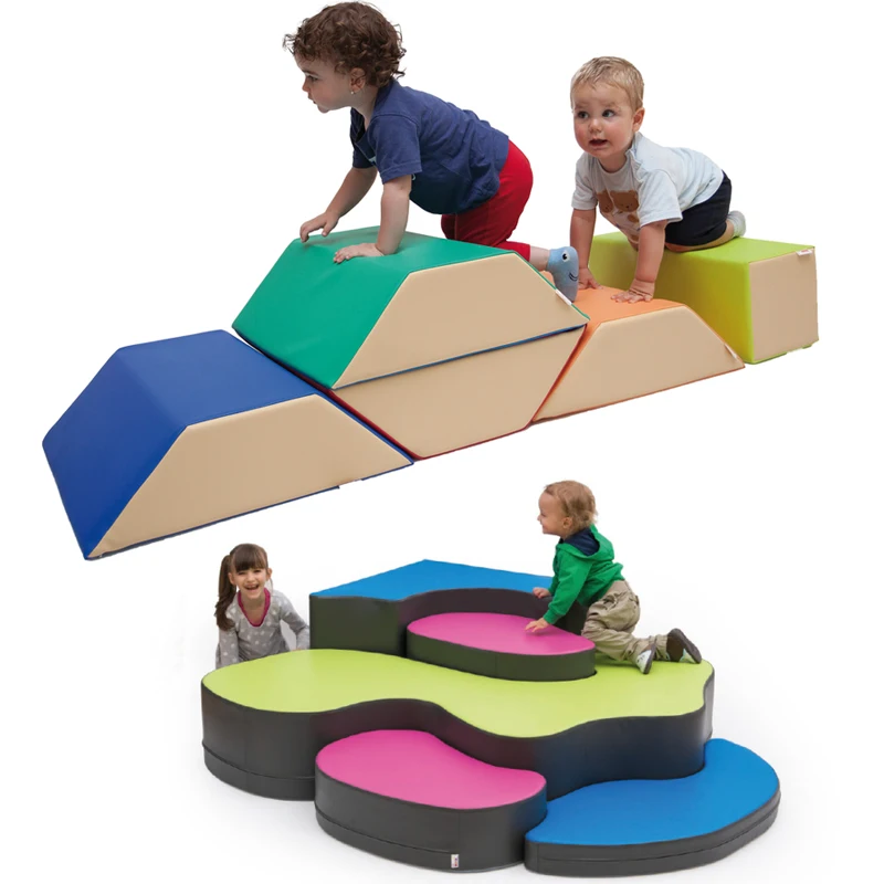 standard software geometric shape building children's sensory training  block toy combination for preschool