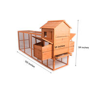 Outdoor Large Cheap Rabbit Hutch Wooden Hen Chicken Coop House