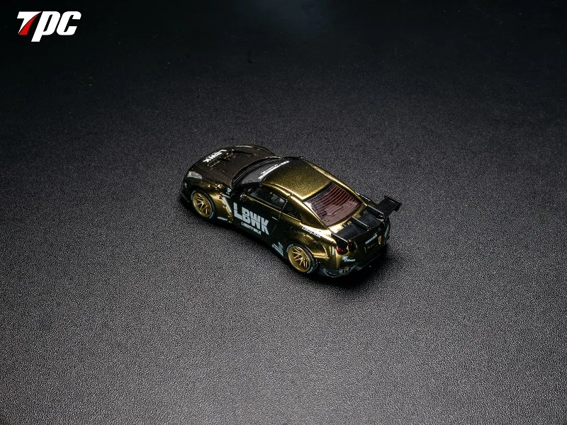 予約注文-tp-1-64-lbwk-gtr35-チタンカメレオンダイキャストモデルカー
