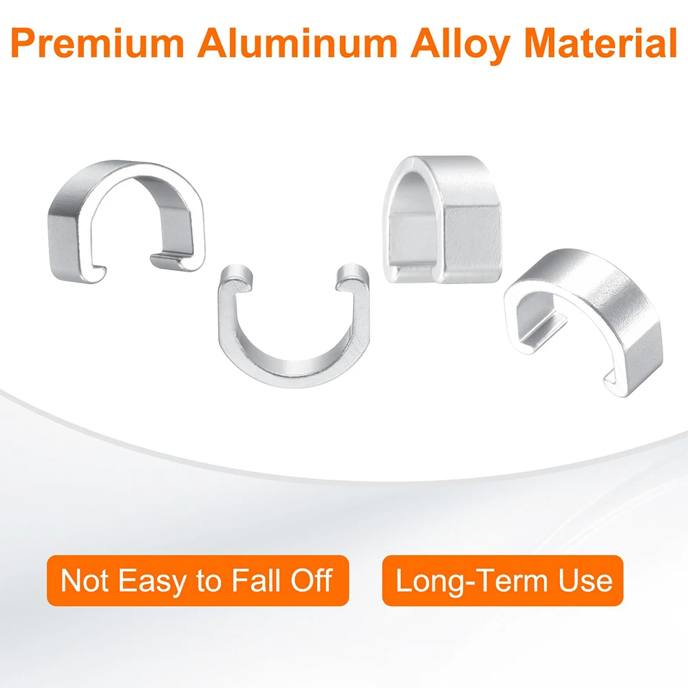 10 em 1 cabo de freio de bicicleta shifter linha fivela tubo cabo c-clip mtb quadro de bicicleta de estrada bloqueio de cabo clipes de braçadeira fixa