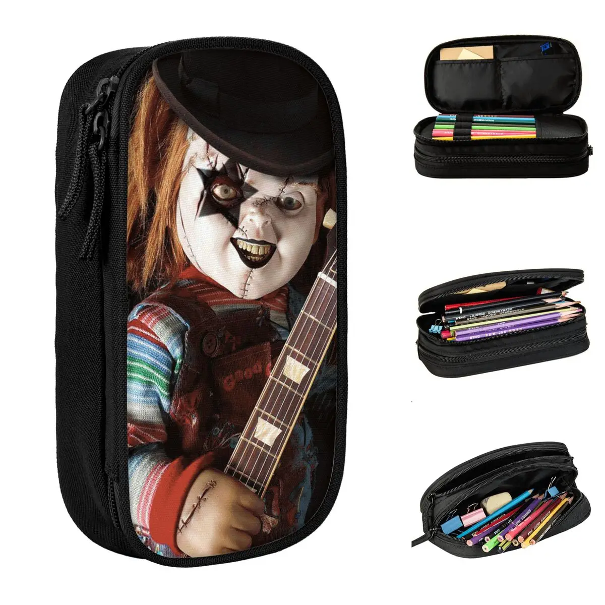 filme-de-terror-chucky-lapis-caso-halloween-criancas-jogar-misterio-caneta-saco-menina-menino-grande-capacidade-estudantes-escola-presente-lapis