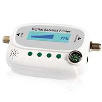 Hot LED Digital Satellite Finder SF08 Satlink Receptor HD TV Signal Receiver Sat Decoder Satfinder with Compass 4 LED Indicator