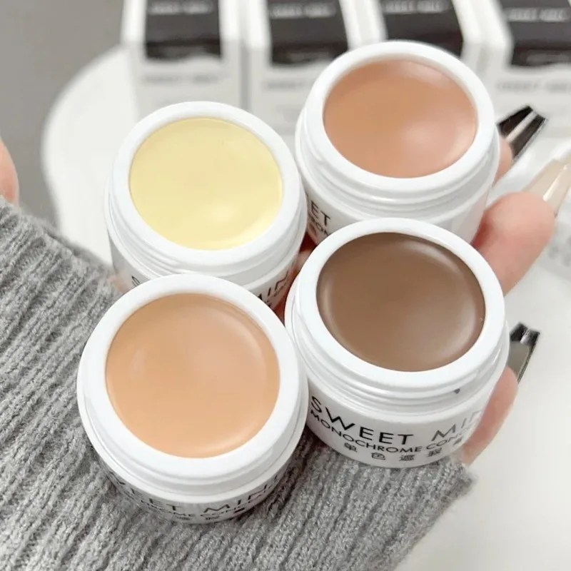 Monochrome Concealer Palette Makeup Matte Lasting Brighten Face Foundation Cream Multifunction Corrector Korea Makeup Cosmetics