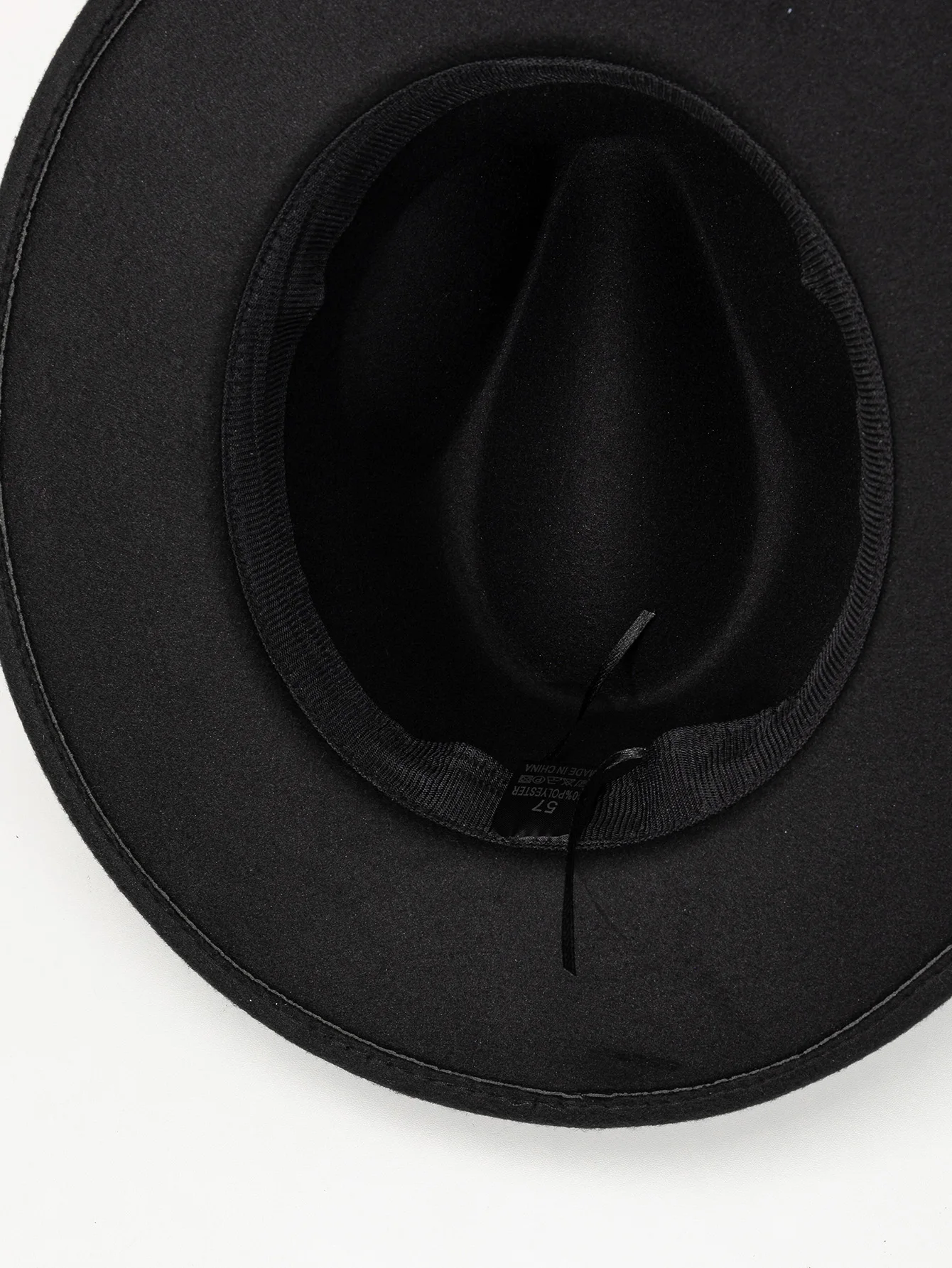 Autumn and winter men and women\'s new large brimmed hats, fashionable woolen jazz hats, English style top hats