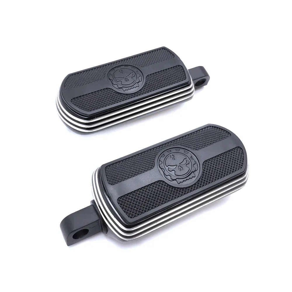 

Motorcycle BLACK Front & Rear Foot Pegs Footrest For 1984-2017 All Harley-Davidson (Road King/ Street Glide/ CVO)
