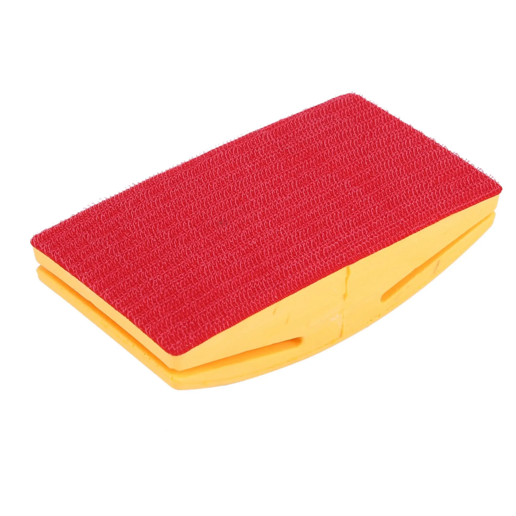 A01F-2X 5 Inch Sanding Block Rubber Hook Loop Backing Pad Sandpaper Holder Hand Grinding Block Polishing Tools A